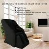 PHASFBJ Full Body Shiatsu Massage Chair Cover, Stretch Cotton Fabrics Recliner Wing Chair Slipcovers Dustproof Protective Scratch Covers for Cat and Dog,Package 3 view 2