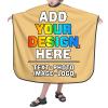 Twkzynj Custom Barber Apron For Adult & Kids, Barber's Apron Add Your Logo Photo & Text For Home & Barbershop Use, Beige view 1