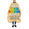 Twkzynj Custom Barber Apron For Adult & Kids, Barber's Apron Add Your Logo Photo & Text For Home & Barbershop Use, Beige view 2