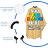 Twkzynj Custom Barber Apron For Adult & Kids, Barber's Apron Add Your Logo Photo & Text For Home & Barbershop Use, Beige view 4