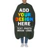 Twkzynj Custom Professional Salon Barber Cape Personalized Hair Cutting Cape with Closure Snap Hairdressing Apron, Army Green view 2