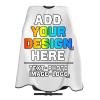 Twkzynj Custom Barber Cape Customize Barber Aprons Personalized Add Your Photo Logo Text Hairdressing Apron for Men or Women, White view 1