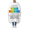 Twkzynj Custom Barber Cape Customize Barber Aprons Personalized Add Your Photo Logo Text Hairdressing Apron for Men or Women, White view 2