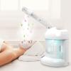 Nisperos Nano Ionic Facial Steamer - 360 Rotatable Sprayer - 40 Minutes Warm Mist - Humidifier - Professional Face Steamer for Facial Deep Cleaning (White) view 1