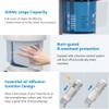 Nisperos Nano Ionic Facial Steamer - 360 Rotatable Sprayer - 40 Minutes Warm Mist - Humidifier - Professional Face Steamer for Facial Deep Cleaning (White) view 4