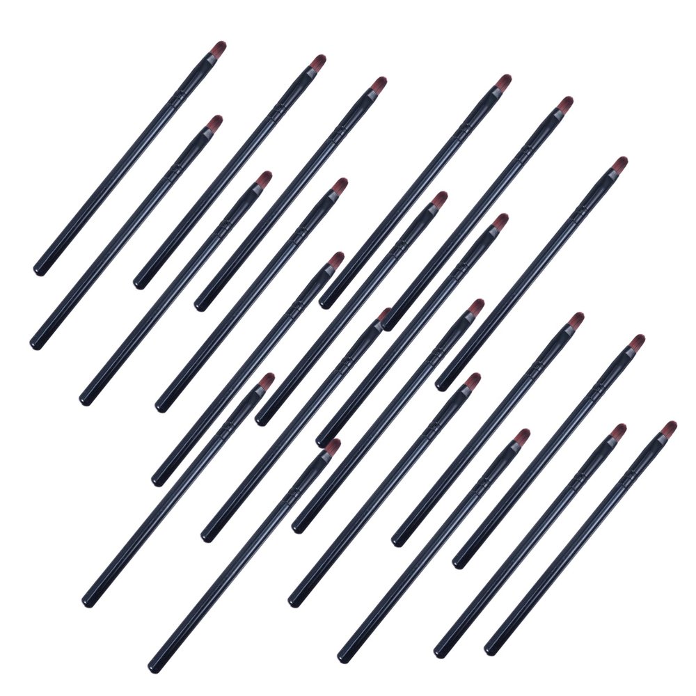 MERRYHAPY 50pcs Portable Lip Brush Multifunctional Makeup Brush for Lipstick Application Lightweight Durable Premium Bristles for Cosmetic Shops Photo Studios