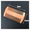 TERPON Wooden Beard Comb Static Wood Pocket Comb with Fine Coarse Teeth Fit for Beard Hair Mustaches Beard Hair Comb Maquiagem Wooden Hair Combs view 2