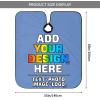 Twkzynj Custom Barber Cape Customize Barber Aprons Personalized Add Your Photo Logo Text Hairdressing Apron for Men or Women, Dutch Blue view 4