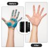 Amabro 2 PCS Hand Nail Brushes, Fingernail Scrubber Brush for Cleaning Hand Toes Black Stiff Bristle Scrub Brush Cleaner for Men Women Mechanics Gardeners Scrubbing Fingers Foot view 2