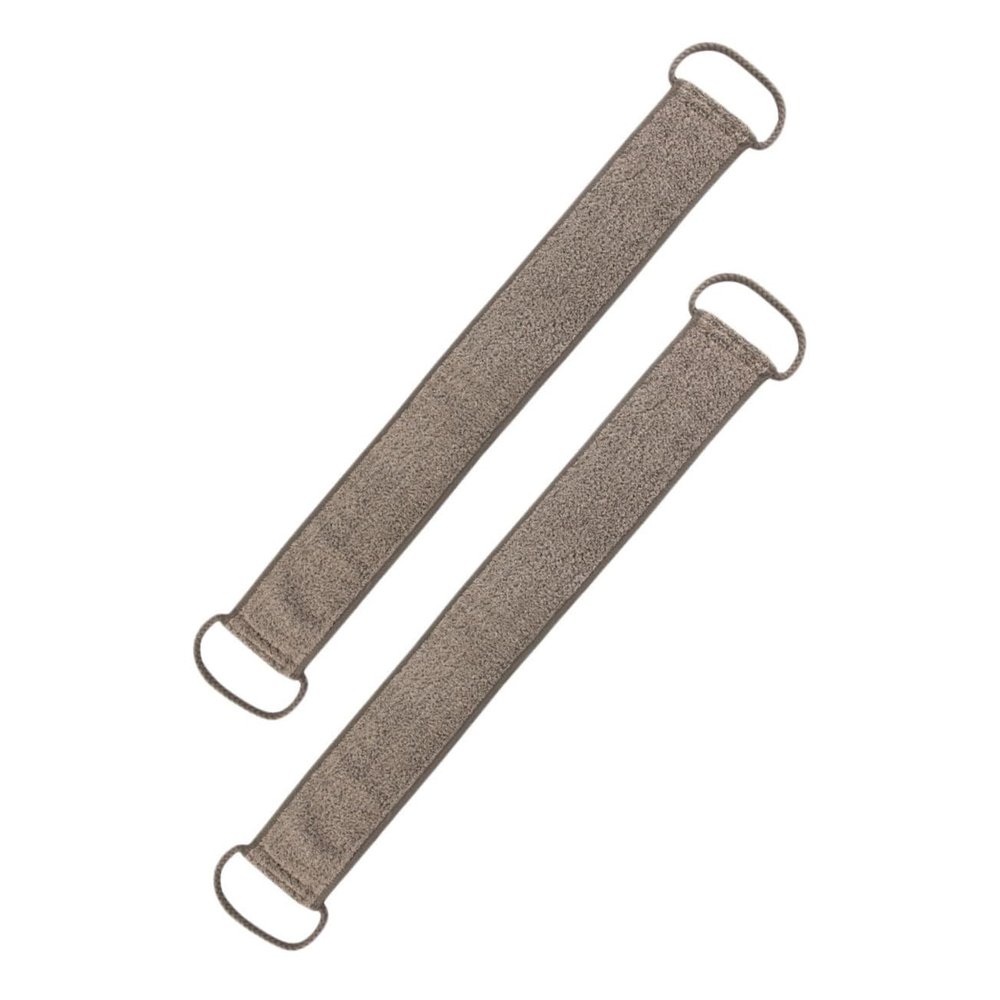 Angoily 2-Piece Body Scrub Exfoliator Bath Strip for Back-Pulling and Shower Dead Skin Removal
