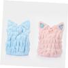 Angoily Super Absorbent Dryer Cap Hair Wraps for Women Fast Drying Towel for Wet Hair view 4