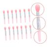 Angoily 2sets Silicone Lip Brush Non-stick Lipstick Applicator Eyeshadow Makeup Brush for Travel Professional Transparent Handles for Makeup view 2