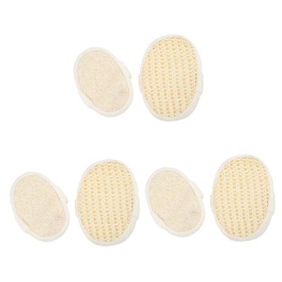 Angoily 6pcs Loofah Bristle Bath Brush Comfortable Shower Body Sponge for Easy Cleansing and Exfoliating Elastic Band for Convenient Use Material for Skin Safety