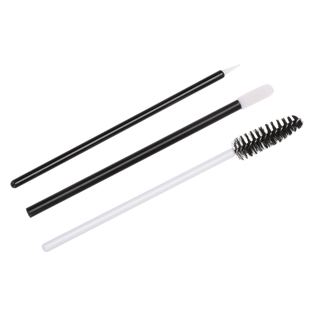 Angoily 150pcs Disposable Makeup Tool Set Eyelash Eyeliner Lip Brushes for Women and Girls Portable Applicators for Salon Home Use