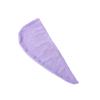 Angoily 2sets 60 * 25cm Purple Microfiber Hair Drying Cap Fast Dry Spa Caps Non Slip Hair Towel Wrap 2pcs*2 view 3