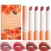FYEBOO 4 Colors Tube Lipstick Set, Mate Velvet Lipstick Moisturizer & Smooth, Red Lip Stain Long Lasting 24 Hours Waterproof Lip Tinet (Set C) view 1