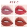 FYEBOO 4 Colors Tube Lipstick Set, Mate Velvet Lipstick Moisturizer & Smooth, Red Lip Stain Long Lasting 24 Hours Waterproof Lip Tinet (Set C) view 2