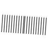 Angoily 2sets Disposable Eyeliner Brush Plastic Handle Nylon Bristles Eye Makeup Tools for Fade-free Application 100pcs*2 view 1