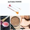 Angoily 9pcs Fan-shaped Makeup Brush for Women Highlighter Application Tools for Blush Face Powder and Blending for Home Use and Beginner Makeup Enthusiasts and Soft Bristles view 2