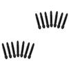 Housoutil 100pcs Double-ended Makeup Sponge Brush Kit Eyeshadow Applicator Precision Eye Makeup Brushes for Women view 1