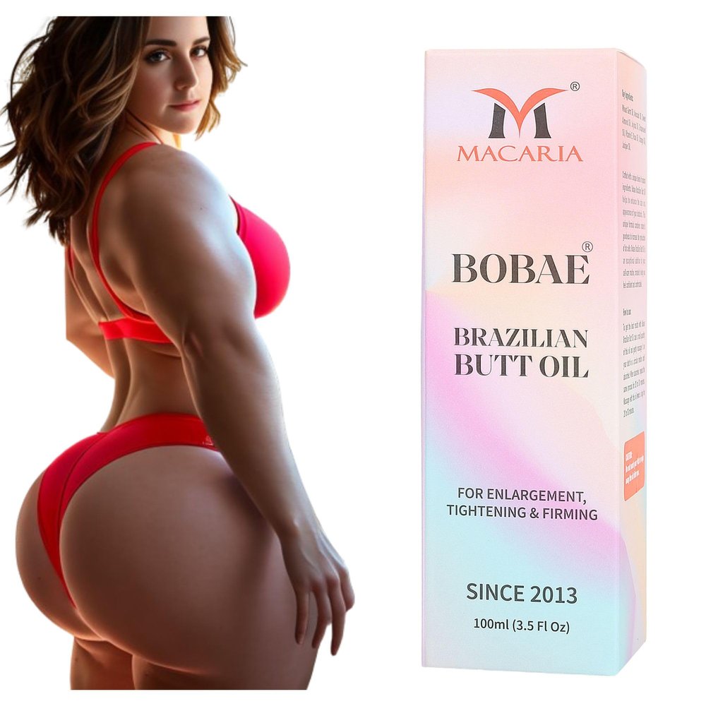 MACARIA Bobae Brazilian Butt Bum Hips lifting Oil for black women