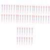 Angoily 4sets Lip Mask Brush Silicone Lip Brush Applicators Transparent Handles Travel-friendly Makeup Tool view 1