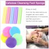 120 Count Compressed Facial Sponges, Face Cleansing Sponge for Estheticians Compress Exfoliating Spa Wash Round Makeup Removal Pads for Women view 3