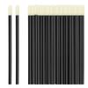 100 Pack Disposable Lip Brushes Lipstick Wands Lip Gloss Applicator Brush Makeup Tool Make Up Applicators Perfect Beauty Cosmetic Kits Mascara Wand Set Lash Spoolies for Eyelash Extensions (Black) view 1
