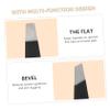Angoily 2sets Stainless Steel Eyebrow Tweezers Practical Eyebrow Clip Beauty Tool Ergonomic Handle for Friends view 3