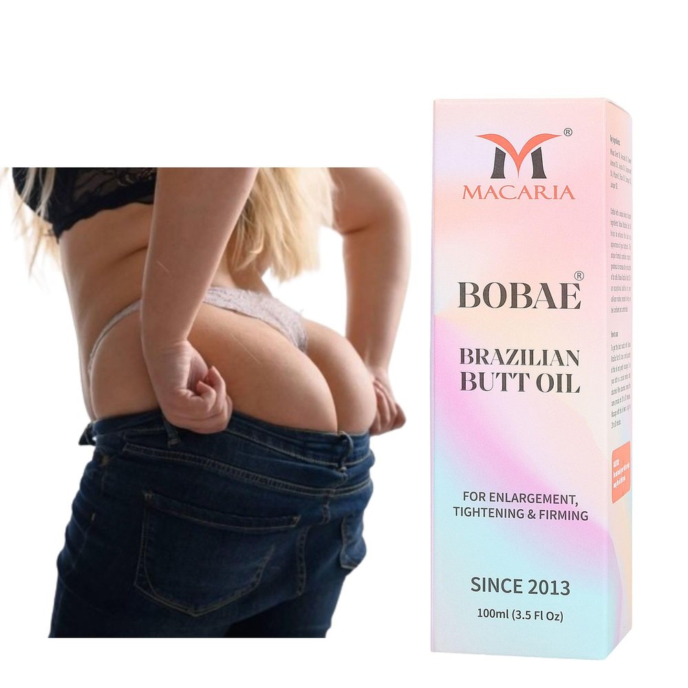 MACARIA Bobae Brazilian Butt Bum Booty Oil for big butt