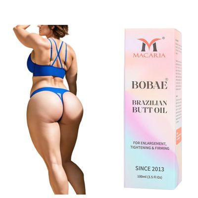MACARIA Bobae Brazilian Butt Bum Booty lifting Oil for black women