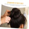 Angoily 3 Sets Hairnets for Buns Ballet Bun Hair Nets Invisible Elastic Hair Nets Shaper Set view 2
