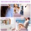 2Pcs Checkered Pencil Case Cute Pencil Pouch for Teens Checkered Makeup Bag Travel Cosmetic Bag Set Cute Makeup Pouch for Purse Portable Zippered Skincare Bags Preppy Toiletry Bags Organizer(Purple) view 3
