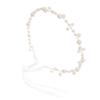 Mobestech Elegant Headband for Bride Simple and Jewelry for Weddings and Special Occasions Design White Hair Accessory for Girls and Women view 1