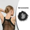 balacoo Bun Hair Net for Dancers Lightweight Elastic Hair Bun Cover Elegant for Girls Versatile for Events Easy to Clean and Maintain view 3