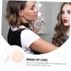 DOITOOL 1set Compact Rechargeable Led Makeup Mirror Portable Travel Vanity Mirror for Women Lightweight Handheld Design High Definition Clamshell Convenience for Daily Use and Travel view 3