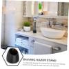 3pcs Shaver Stand Razor Base Shaving Brush Stand Shaving Razor Holder Shaving Razor Stand view 3