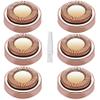 Facial Hair Remover Replacement Heads Gen 1 for Finishing Touch Flawless Facial Hair Removal,Effective Compatible with Flawless Shaver Tool for Women 18K Gold-Plated Rose Gold, 6 pcs,As Seen On TV. view 1
