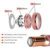 Facial Hair Remover Replacement Heads Gen 1 for Finishing Touch Flawless Facial Hair Removal,Effective Compatible with Flawless Shaver Tool for Women 18K Gold-Plated Rose Gold, 6 pcs,As Seen On TV. view 3