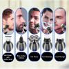 5 in 1 Electric Head Shaver for Bald Men 7D Floating Cutter Beard Trimmer Clipper IP68 Waterproof Shaving USB Wireless Charging view 2