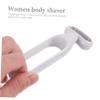 Gatuida 2pcs Womens Electric Razor Trimmer for Women Bikini Shaver Hair Trimmer Razor for Women Hair Remover Body Armpit for Girl Body Shaver Manual view 4