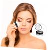 NOLITOY Portable Refillable Makeup Powder Case Mirror Puff for Travel Lightweight Plastic Loose Powder Container for Daily Use and Cosmetic Storage view 2
