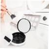 NOLITOY Portable Refillable Makeup Powder Case Mirror Puff for Travel Lightweight Plastic Loose Powder Container for Daily Use and Cosmetic Storage view 3