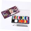 Ipetboom 1set Washable Body Face Paint Kit Brushes for Halloween Cosplay Palette for Boys and Girls and Adults Easy to Clean Non- for Parties and Festivals view 4