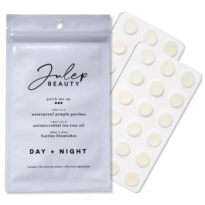 Julep Patch Me Up Waterproof Pimple Patches for Face  72 Hydrocolloid Clear Acne Patches with Tea Tree Oil, Ultra-Thin Acne Stickers, Reduces Blemishes & Scarring  48 8mm & 24 12mm Patches