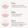 Julep Patch Me Up Waterproof Pimple Patches for Face  72 Hydrocolloid Clear Acne Patches with Tea Tree Oil, Ultra-Thin Acne Stickers, Reduces Blemishes & Scarring  48 8mm & 24 12mm Patches view 4