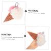 POPETPOP Chic Dual-color Bathing Massaging Shower Ball Soft Exfoliating Body Scrubber for Adults Non-skid Design for Rich Foams and Deep Skin Cleaning for Relaxing Bath Routine view 2