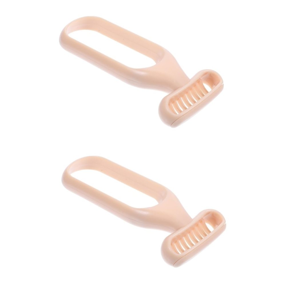Gatuida 2pcs Body Hair Trimmer for Women Manual Armpit and Leg Hair Remover Design for Safe Shaving Portable Personal Grooming Tool for Home Travel Use