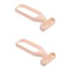 Gatuida 2pcs Body Hair Trimmer for Women Manual Armpit and Leg Hair Remover Design for Safe Shaving Portable Personal Grooming Tool for Home Travel Use view 1