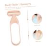 Gatuida 2pcs Body Hair Trimmer for Women Manual Armpit and Leg Hair Remover Design for Safe Shaving Portable Personal Grooming Tool for Home Travel Use view 4